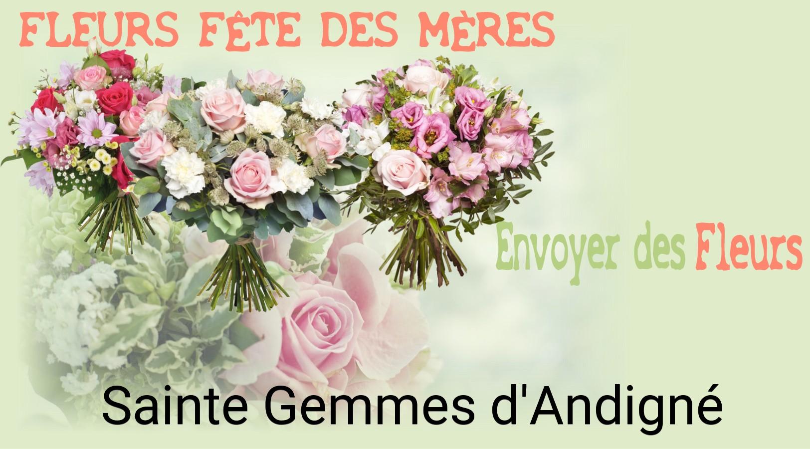 Bouquet de Fête des Mères livré à Sainte-Gemmes-d'Andigné